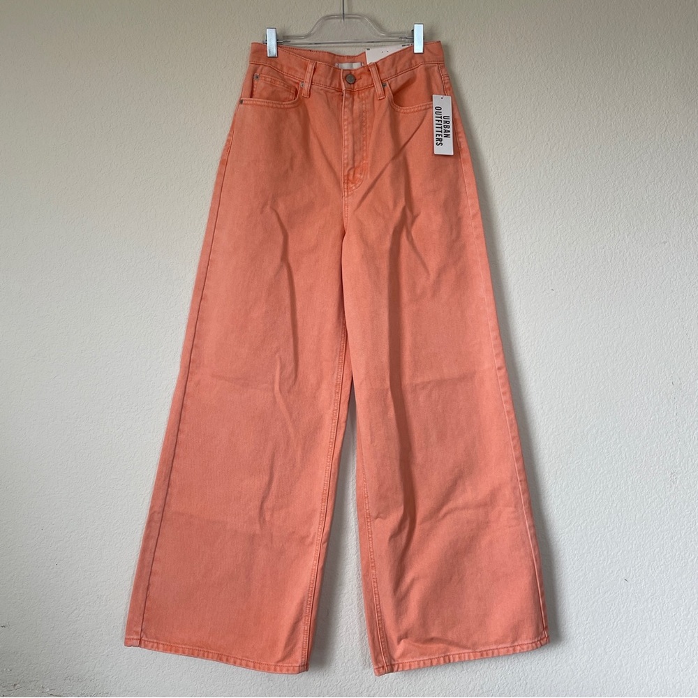 Light Orange BDG A Wide Jeans